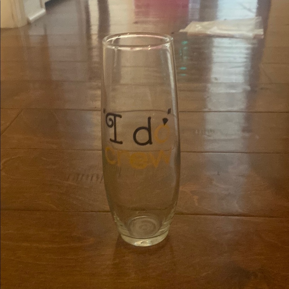 GAP 'I Do Crew' Champagne Flute - Clear and Gold